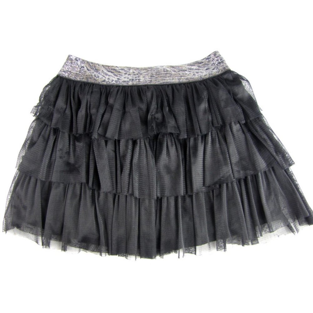 SALE! Ruffle Black Short Mini Skirt